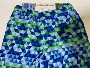 Boy's Eddie Bauer 2 Pack Blue/Green Active Hybrid Shorts XLarge 18 - 20 WITH TAG - Picture 1 of 2