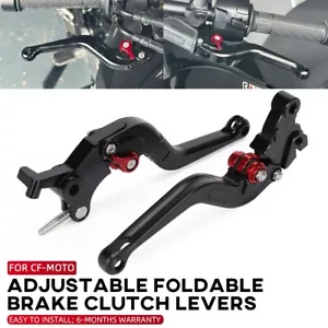 CNC Short Brake Clutch Levers For CF-MOTO 450MT 650NK/MT/GT/TR-G 700MT 2023-2024 - Foto 1 di 24