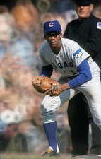 Chicago Cubs Ernie Banks In Action Baseball 1969 OLD PHOTO 11