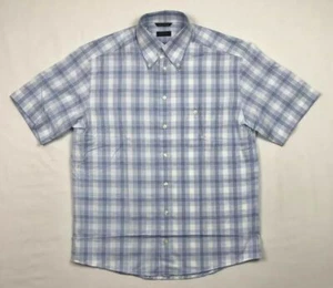 Eton Herren Button Down Hemd mittelblau kariert C4 - Bild 1 von 8