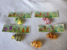 Vintage Kinder Egg Toys 5 Totem Figures Gnome/Animal/Dog, Rabbit,Rhino+  K00,K99