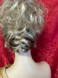 FROSTED ESTETICA WIG UPDO FRENCH BRAID BACK HOT LOOK NATURAL WIG - Picture 1 of 3