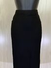 Floerns Stretch High Waist Midi Pencil Skirt, Womens Small, Black MSRP $25.99