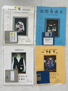 Uniquely Yours Patterns for Electronic Knitting Machines plus 3.5" Floppy Discs - Picture 1 of 5