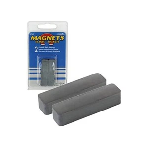 Imanes rectangulares bloque magnético imán imán cerámica imán manualidades juego de 2 - Imagen 1 de 1