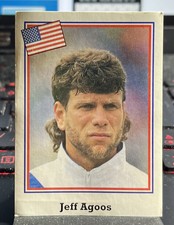 12 - JEFF AGOOS - USA - WORLD CUP USA 94 1994 EUROFLASH BROCA FOOTBALL