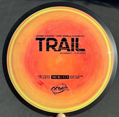 Axiom MVP Neutron Trail - RARE Transitional Color Swirl Conrad Line Disc Golf - Image 1 of 4
