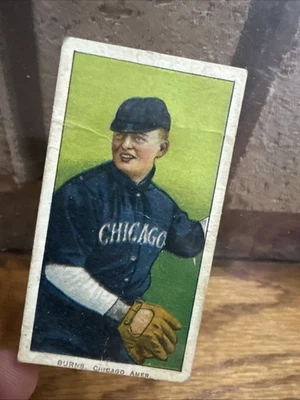 1910 T206 P350 “Sleepy” Bill Burns Chicago White Sox Pitcher 2.72ERA Black Sox - Image 1 of 4