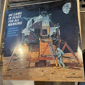 We Came In Peace For All Mankind Vintage Soundtrack 33 Record - Sealed - Picture 1 of 5