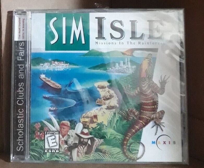Sim Isle Missions in the Rainforest (PC CD) New US Retail Store Edition Sealed - Image 1 of 1