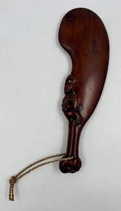 Maori Fighting Club with Intricate Carvings New Zealand - 15 3/4” - Picture 1 of 10
