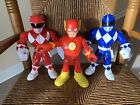 Power Ranger Blue, Red And Dc Super Friends Flash Set Of 3