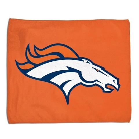 Denver Broncos Rally Towel 15x18 NFL Sports Fan Football Team Orange Hand Rag Cover