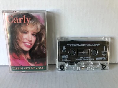 Carly Simon COMING AROUND AGAIN Original 1987 Arista Cassette $1 CLEARANCE - Image 1 of 4