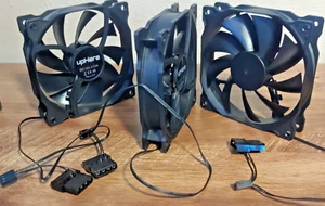 120mm 3-Pin Case Fans, 3-Pack; upHere 12BK3 - Afbeelding 1 van 1