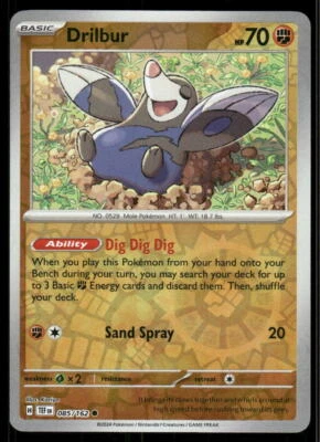 SV05: Temporal Forces #085/162 Drilbur - Image 1 of 2