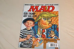 October 2017 MAD Magazine Trump Art Gallery Cover #547 - Picture 1 of 7