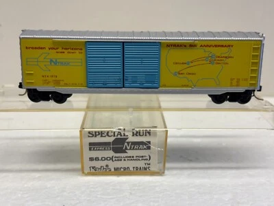N Scale Kadee Micro Trains MTL Special Run 78-01 N-TRAK 5th Anniversary Box Car - Image 1 of 4