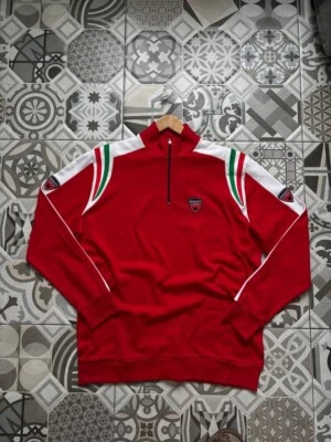 Ducati Corse 1/4 zip sweater red racing size XL - Image 1 of 4