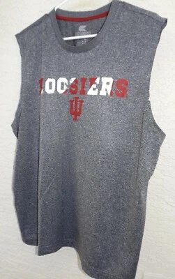 Colosseum Athletics L Hoosiers sleeveless gray athletic shirt  - Image 1 of 4