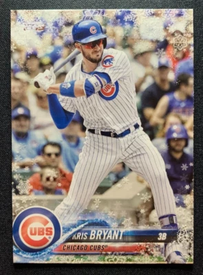 2018 Topps Holiday Metallic Snowflake #HMW69 Kris Bryant Cubs - Image 1 of 2