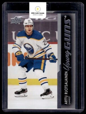2021-22 Upper Deck Series 1 Young Guns Arttu Ruotsalainen Rookie #221 Buffalo - Image 1 of 2