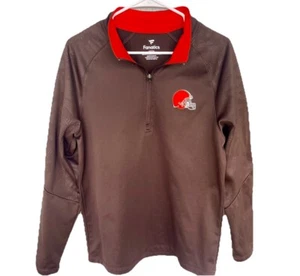 Fanatics Cleveland Browns Quarter Zip, Sideline, Pullover Size Medium. - Picture 1 of 8