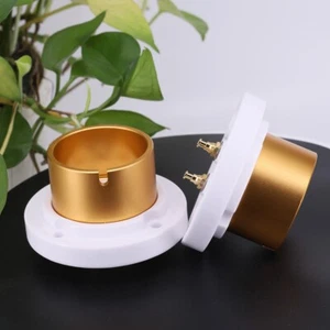 2PCS EIZZ High End Ceramic 4-Pin JUMBO Bayonet Tube Socket For 845 211 805 810 - Picture 1 of 5