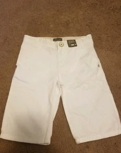 NWT Jean Bourget Boys white Bermuda Shorts, Size 6 - Picture 1 of 5