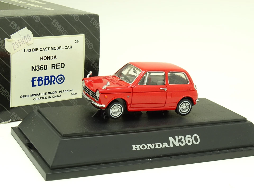 EBBRO 1/43 - Honda N360 Rosso - Immagine 1 di 1