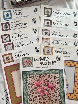 Green Apple Co. "In the Bag" & "Sole Mates" Cross Stitch Charts Bundle - Image 1 of 4