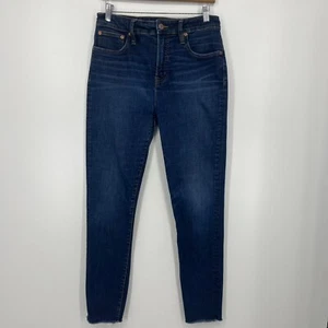 J. Crew Jeans Women's Size 29 Tall Blue Curvy Toothpick Dark Wash Stretch - Picture 1 of 11