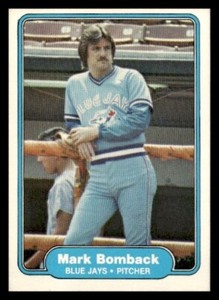 1982 Fleer #610 Mark Bomback Toronto Blue Jays Baseball card