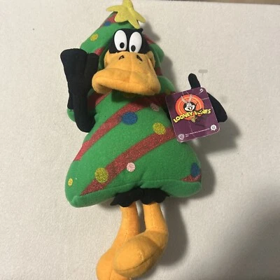 DE COLECCIÓN NANCO WB LOONEY TUNES PATO LUCAS ÁRBOL DE NAVIDAD PELUCHE CON ETIQUETA Foto 1 de 4