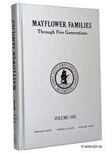 Mayflower Families, Volume 1 - Francis Eaton, Samuel Fuller, William White - Imagen 1 de 5