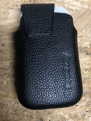 Genuine Blackberry Leather Holster Pouch Case, Magnetic Flap, Swiv Belt Clip NEW - Image 1 of 4