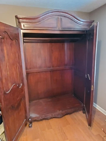 ornate armoire wardrobe Cover