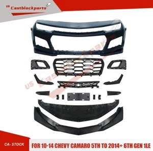 Front Bumper Cover Conversion Fit 14-15 Chevy Camaro 5TH to 6TH Gen 1LE Style PP - Picture 1 of 6