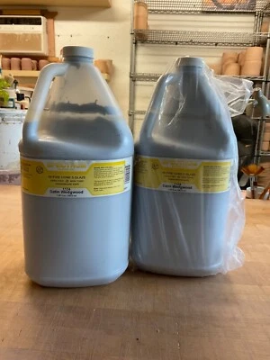 (2) Cono Spectrum Cone 5 High Fire Cerámica Esmalte Madera de Cuña Satinada 1124 tamaño 1 galón Foto 1 de 2