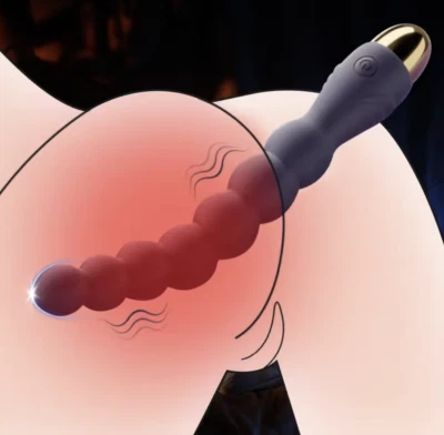 Anal Plug Vibrator Anal Bead Male Prostate Massager Sex Toy for Men Women Couple - Image 1 of 4