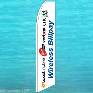 FUNK RECHNUNG ZAHL FLATTER FAHNE Feder Bande groß Werbeschild Banner 3080 - Bild 1 von 5