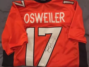 Brock Osweiler Signed Broncos Custom Jersey JSA COA - Picture 1 of 4