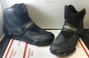 Alpinestars SMX-1R Vented Motorcycle Riding Boots Shoes Size US Men's 7.5 EUR 41 - Picture 1 of 10