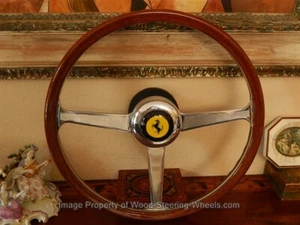 Fits FERRARI Steering Wheel Wood 275 GTB 4 NEW - Picture 1 of 12