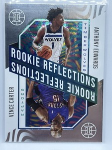 Anthony Edwards Vince Carter 2020-21 ILLUSIONS Rookie Reflections #13 Wolves