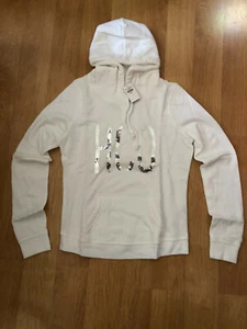 Hollister Women Pullover Hoodie White Medium M - Picture 1 of 3