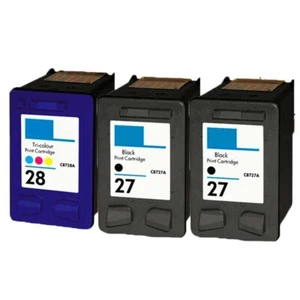 3 regenerowane wkład atramentowy do HP Deskjet 3420 3450 3520 3535 C8727A 28A - Zdjęcie 1 z 3
