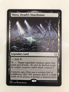 Shizo Death's Storehouse MTG Magic the Gathering Card NM Near Mint Dominaria DMC - Picture 1 of 1