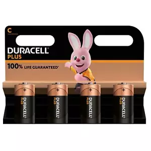 4 x Duracell Batterien Baby C LR14 MN1400 Alkaline 1.5V Plus, Extra Life - Bild 1 von 1