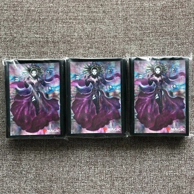 (Set of 3) Liliana, Dreadhorde General Sleeves Yoshitaka Amano War of the Spark - Image 1 of 3